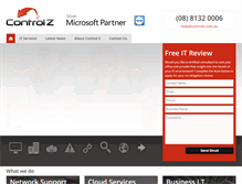 Tablet Screenshot of controlz.com.au